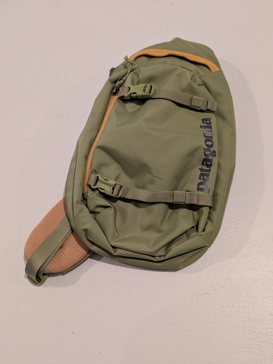 Patagonia Other - Patagonia Olive Green and Tan Sling Pack
